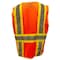 Magid Two-Tone Hi-Vis Surveyors Vest S, M Class 2 , Zipper 6 Pockets SVSUR6-O-SM - alternate 2